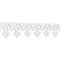Ekena Millwork Madison Architectural Grade PVC Running Trim, 8"H x 5/8"P x 48"L RUNP08X0625X48MAD - alternate 1
